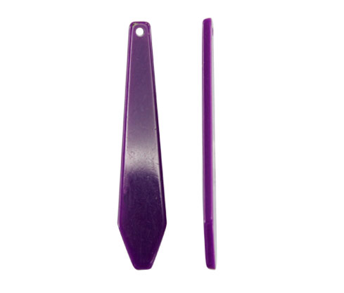 Pendiente S-1785 morado 12 11x54mm x lb (470pcs)