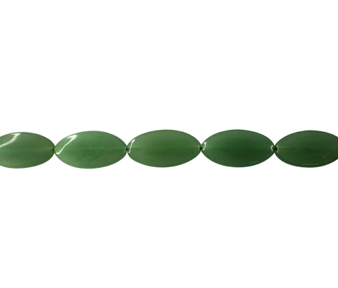 Sarta oval puff 20x40 aventurina verde x10und