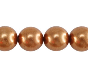 Perla sintetica redonda 14mm bronce A-71 x 58 und