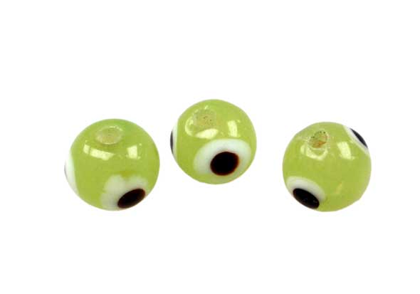 Vidrio hindu 6mm redondo GLO 3/66 ojo ver ol x und