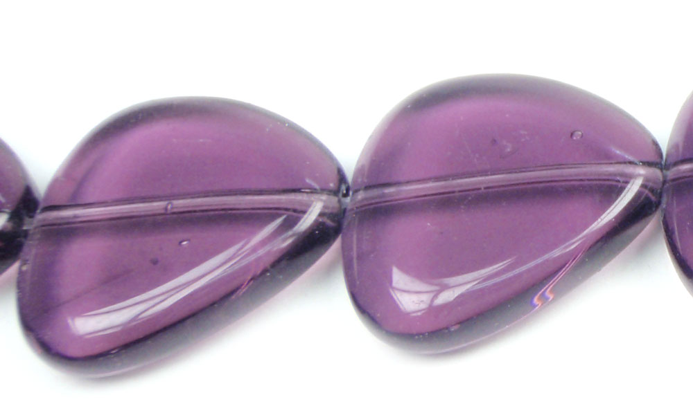 Sarta lagrima 17x16mm violeta B3 x 22unds