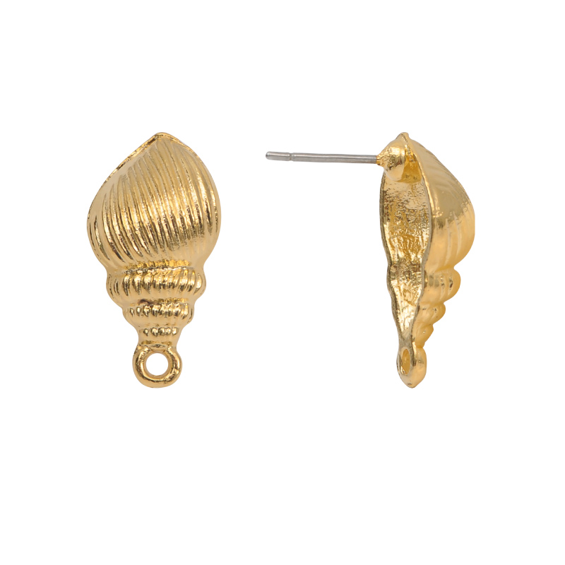 Topo caracol 20x10mm/Golfi x par