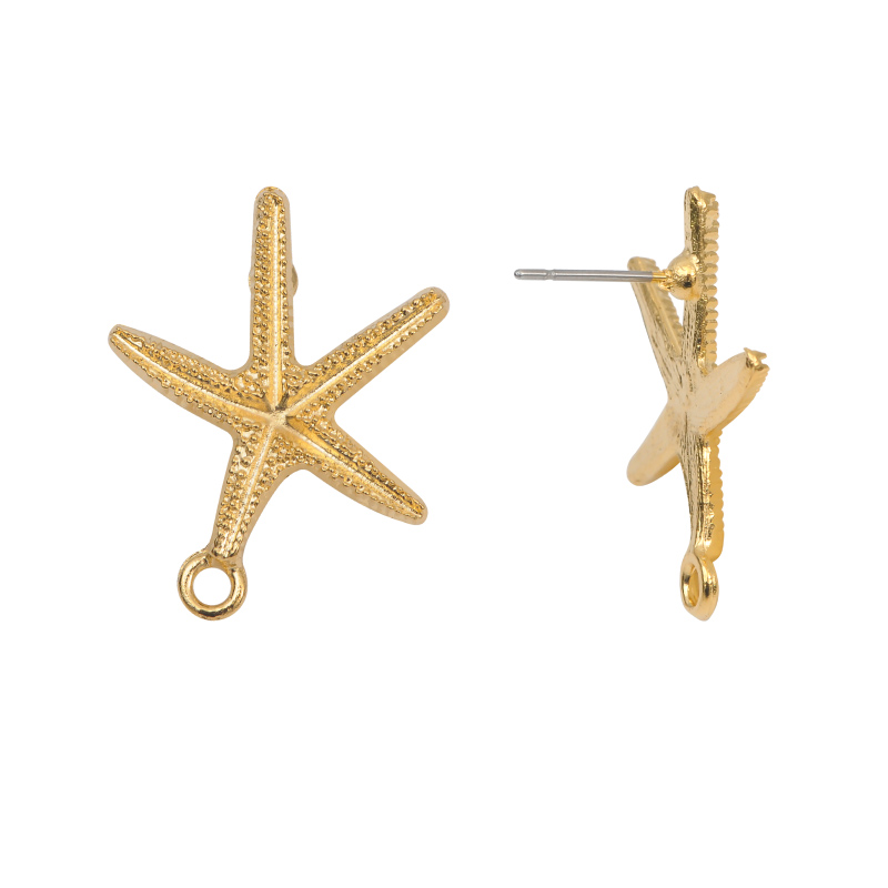 Topo starfish 24x21mm/Golfi x par