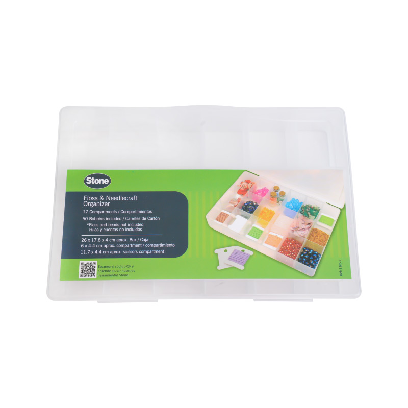 Organizador plastico S-17 28x19x4.8cm x und