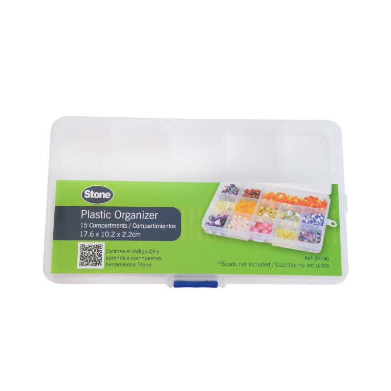 Organizador plastico JT-018 17.6x10.2x2.2cm x und