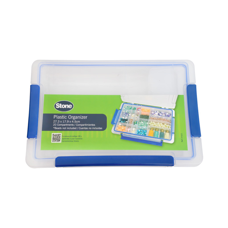 Organizador plastico JT-036 27.3x17.9x4.5cm x und