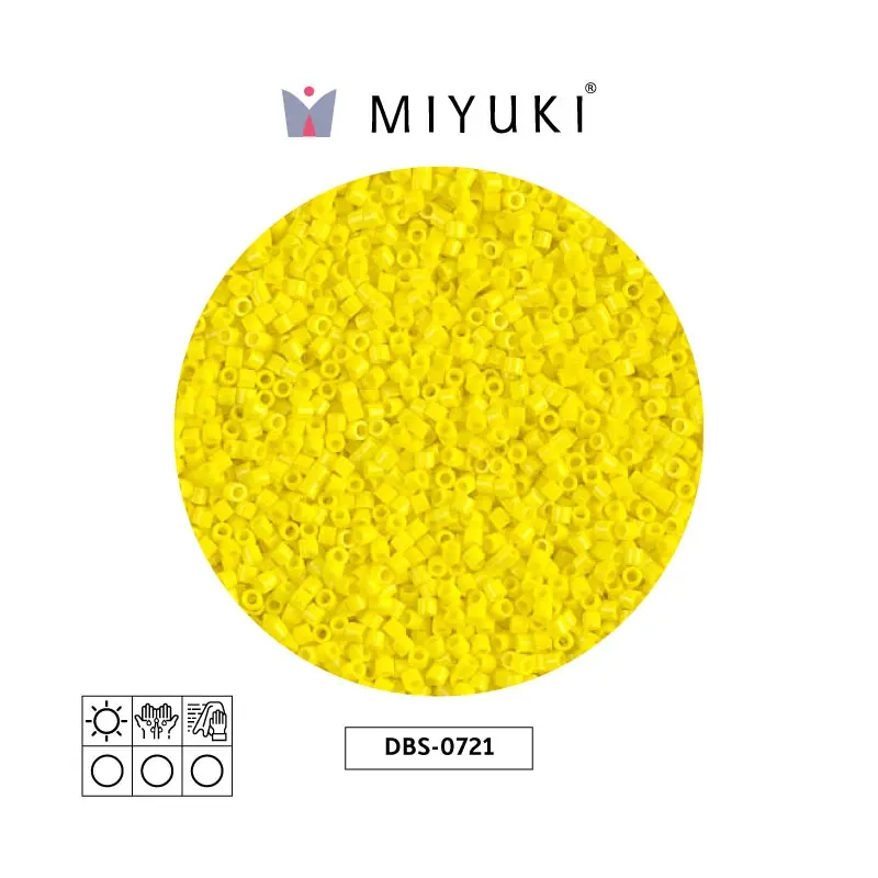 Miyuki delica 15/0 DBS0721 opaque yellow x 50g