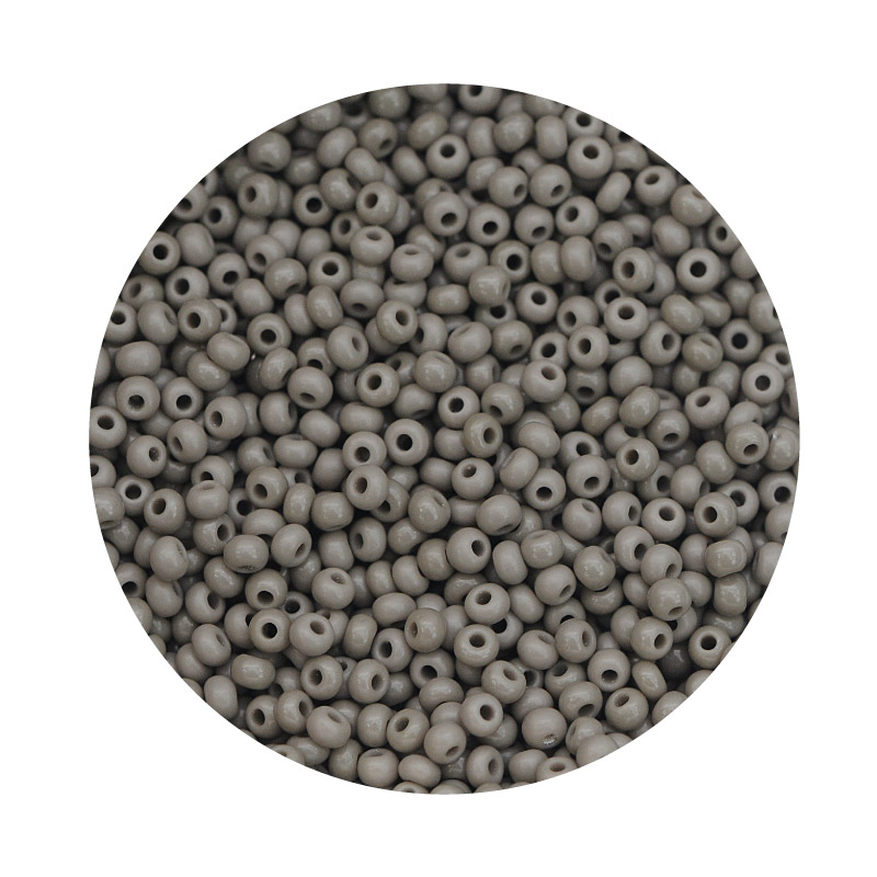 Mostacilla checa preciosa 2mm 43020 OP gris x 500g