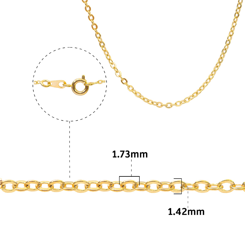 Cadena golfi 235SF 1.73x1.42mm/42cm x und