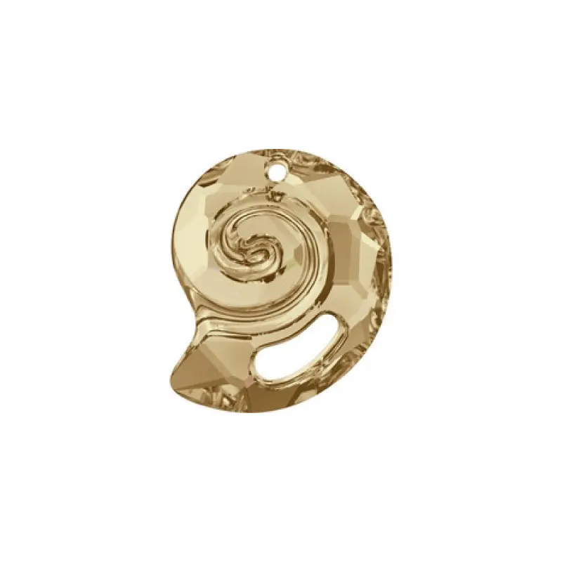 6731 swarovski caracol  crystal golden shadow 14mm x und