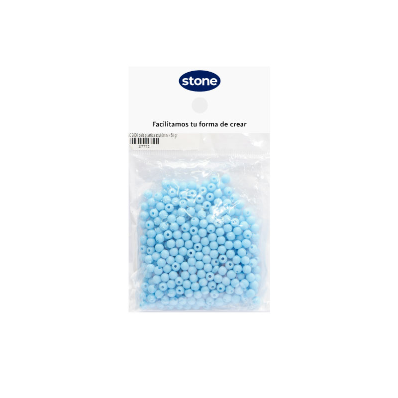 Acrilico 2006 bola plastica azul 6mm x 50 gr