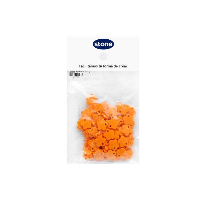 Acrilico 2588 flor 16x3 amarillo 12 x 50 gr