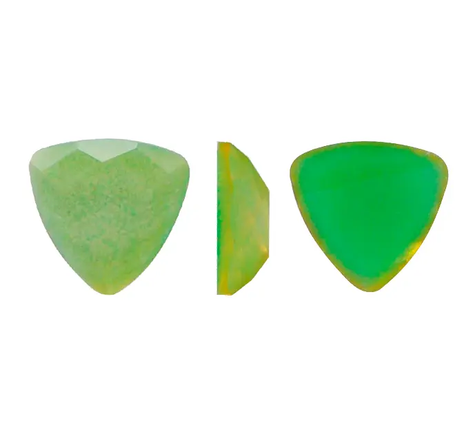 Acrilico 6mm verde opal 19 sin foil x und