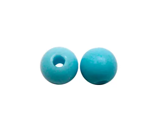 Acrilico 2006 bola plastica azul 6mm x lb (4.350unds)