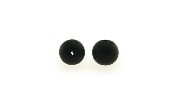 Fimo redondo 10-089 negro 6mm x und