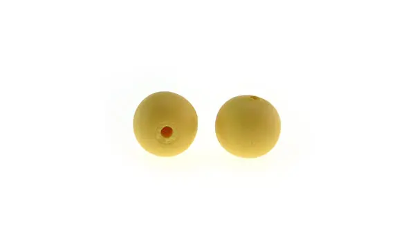 Fimo redondo 10-089 amarillo 6mm x und