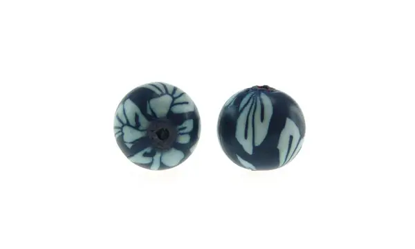 Fimo redondo 10mm 10-091 azul turqui x und