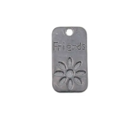 Dije friends 23x12mm AAJ-04485/R x und