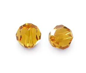 5000 swarovski esfera topaz 6mm