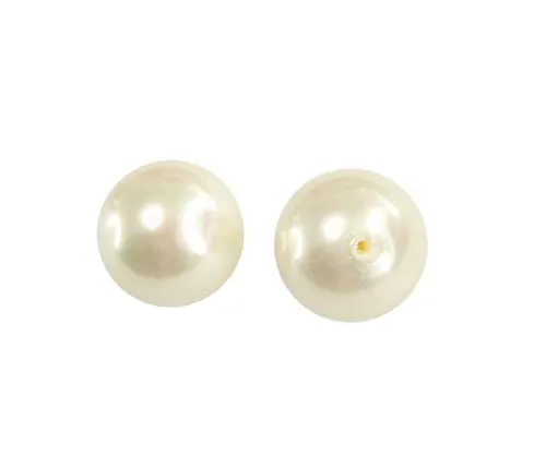 Perla sintetica redonda 1H 8mm crema AB A-73 x und