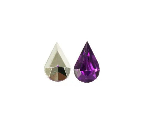 Acrilico K1017 gota con cono 5x8mm purple velvet 5 x und