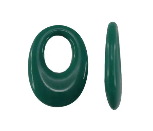 Acrilico S-1479 oval verde petroleo 2 33x22mm x lb (223p