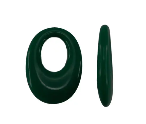 Acrilico S-1479 oval verde 9 33x22mm x lb (224pcs)