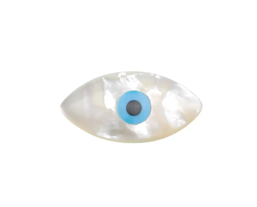 Ojo de fatima 30x15mm MOP x und