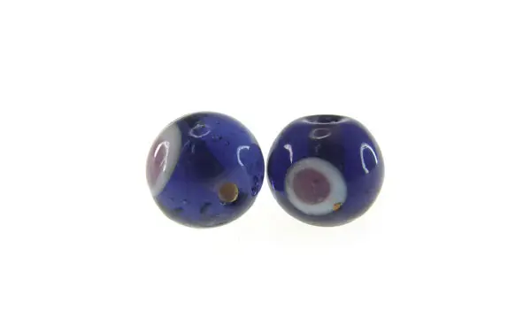 Vidrio hindu GOT redondo 8mm morado 146 x und