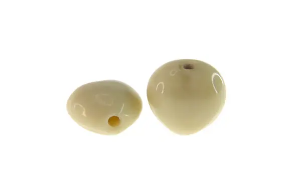 Vidrio hindu 3297 corazon 10mm beige 04 x und