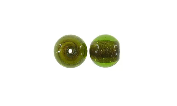 Vidrio hindu redondo 12mm olivine 52 x und