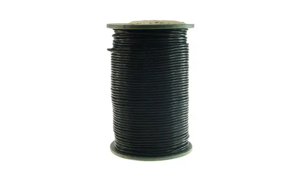 Cordon cuero 2.5mm Black x 100m