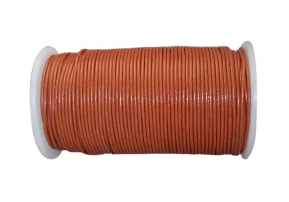 Cordon cuero 2mm brown x 100m