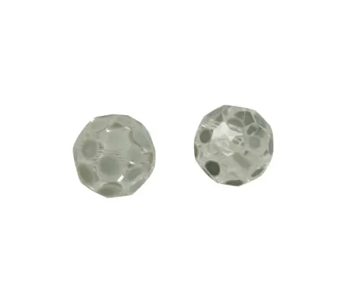 Murano redondo facetado 10mm black diamond #11324 HPB-6806 x