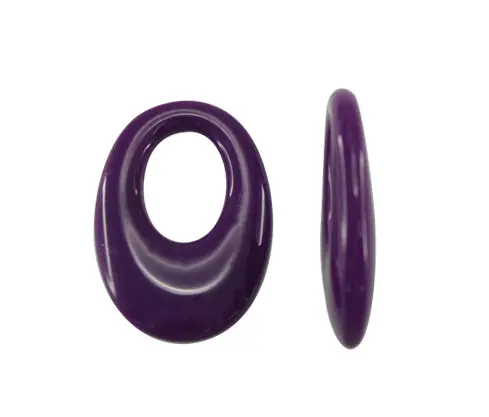 Acrilico S-1479 oval morado 12 33x22mm x lb (223pcs)