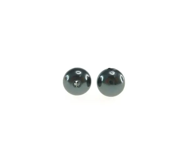 Perla sintetica redonda 8mm hematite CX-69 x und