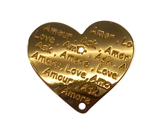 Herraje corazon love ref2541-1 35mm/GP x und