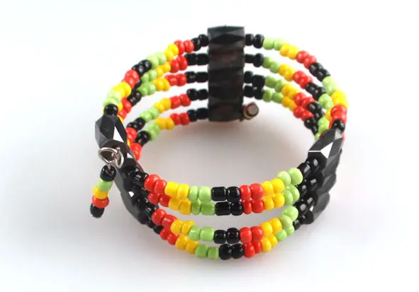 Magnetic jewelry rasta largo 61cm x und