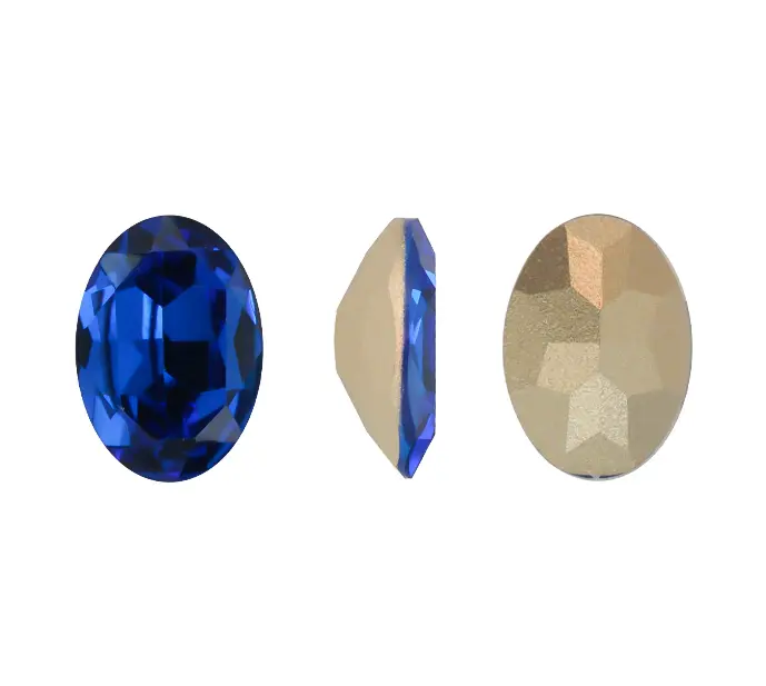 4120CH oval 10x14mm capri blue x und