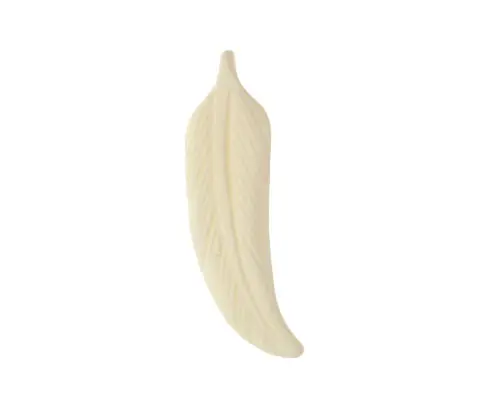 Dije hueso pluma 16x55mm x und