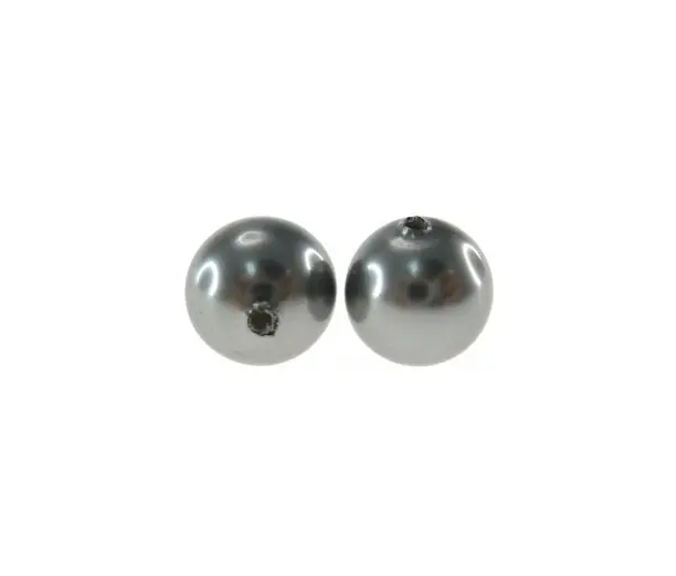 Perla sintetica redonda 1H 12mm hematite CX-69 x und