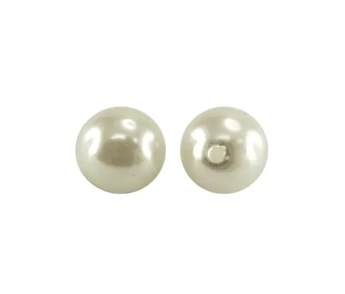 Perla sintetica redonda 1H 8mm white A-01 x und