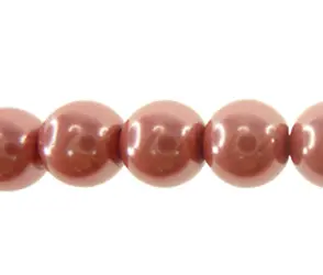 Perla sintetica redonda 12mm rose CX-18 x 68und