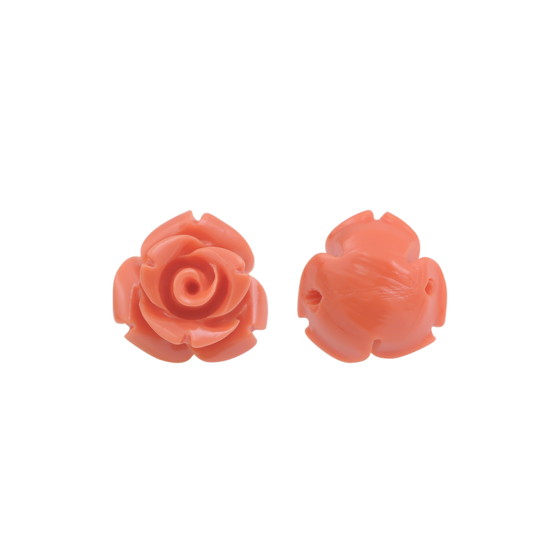 Rosa polvo de coral 10mm naranja A43 x und