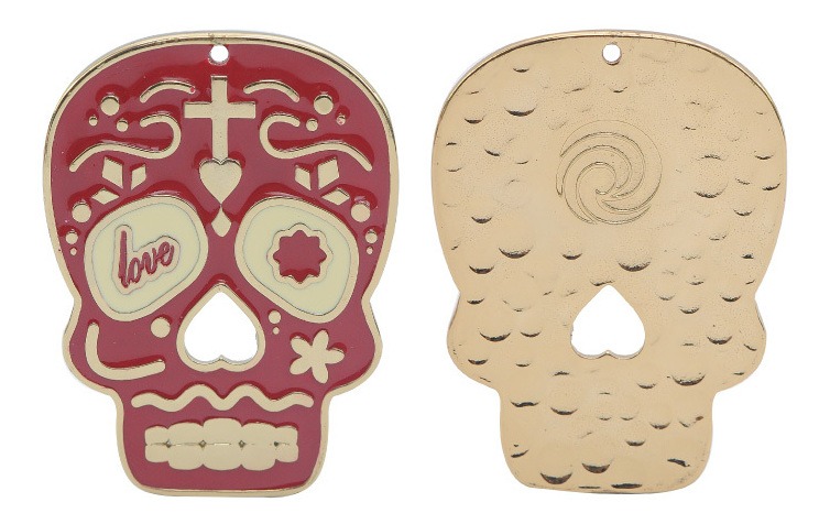 Dije calavera grande ref 4179-1 mix  x und