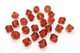 5328 swarovski rombo indian red 5mm x und