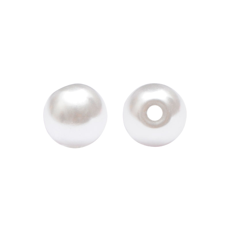 Perla sintetica redonda 1H 5mm white A-01 x und