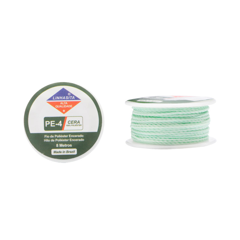 Cordon encerado linhasita 1mm 230 mint green x 8m