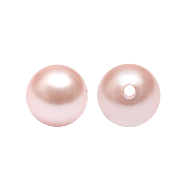 Perla sintetica redonda 14mm rose A-05 x und