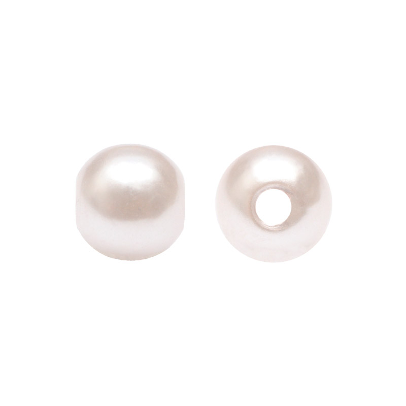 Perla sintetica redonda 6mm rose A-04 x und